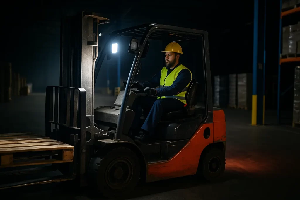 Night Shift Forklift Safety: What Operators Need to Know